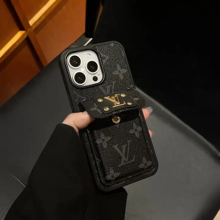 VUITTON iphone16 proカバー めくる カード収納