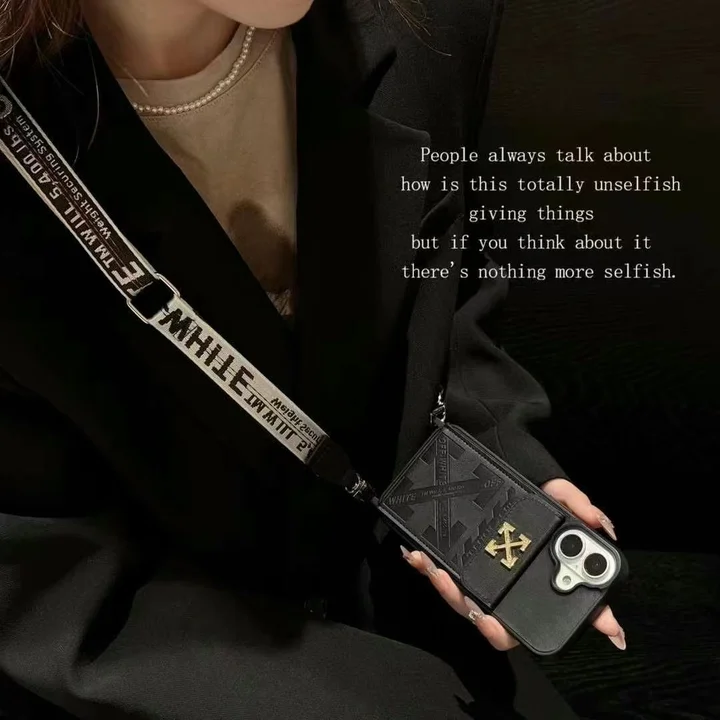 off white iphone16 pro maxケース メンズ