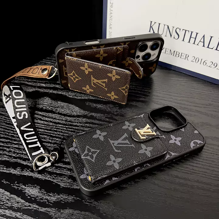 LV ダミエ iphone16ケース ストラップ