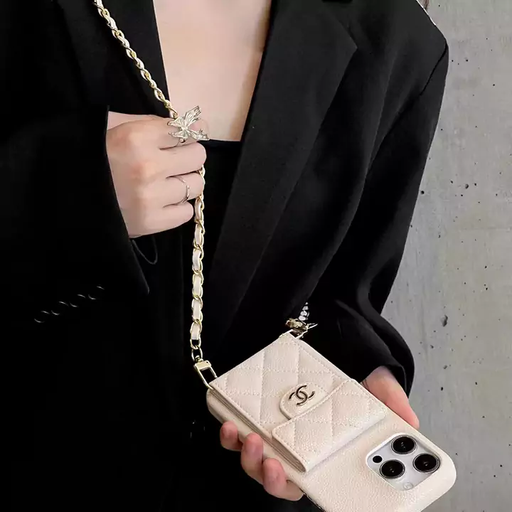 chanel iphone 17ケース 背面 カード収納