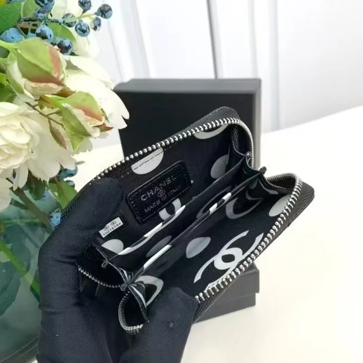 シャネル  ファスナー 財布 おしゃれ