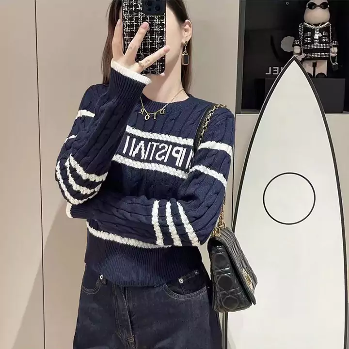 DIOR クールネック カシミヤセーター