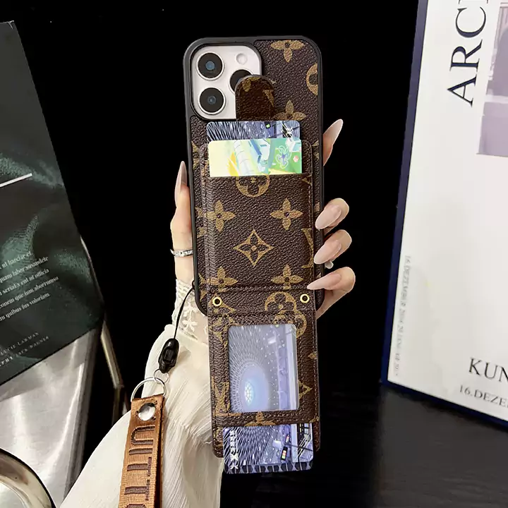 ルイヴィトン iPhone16ケース カード 収納 背面