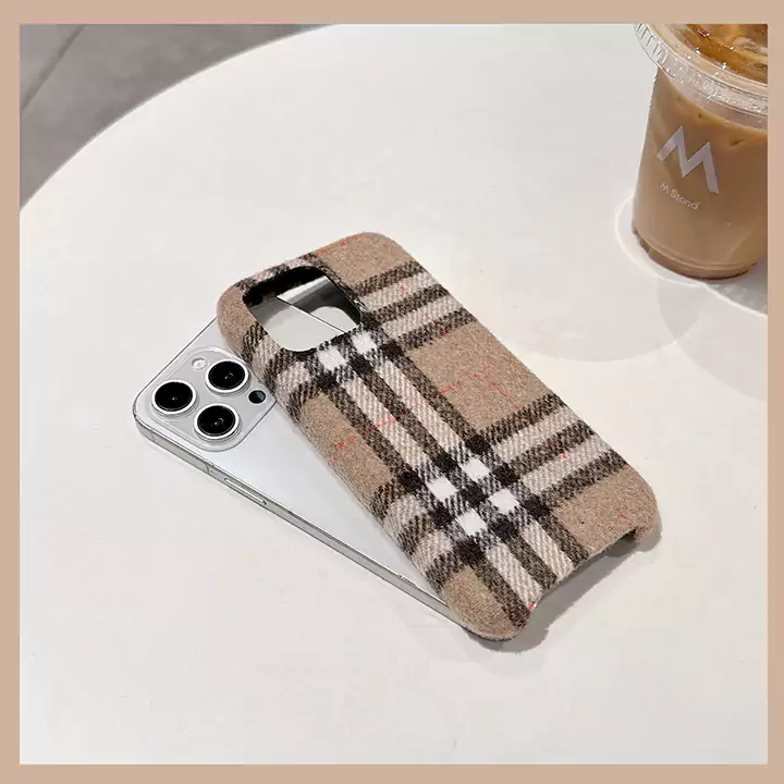 バーバリー iphone 17ケース 布生地