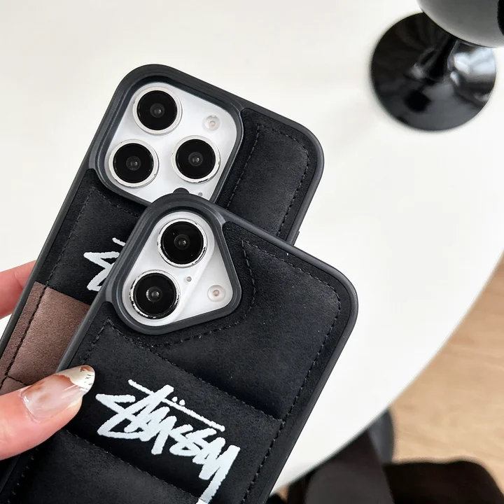 ステューシー iphone16 proケース ダウンジャケット