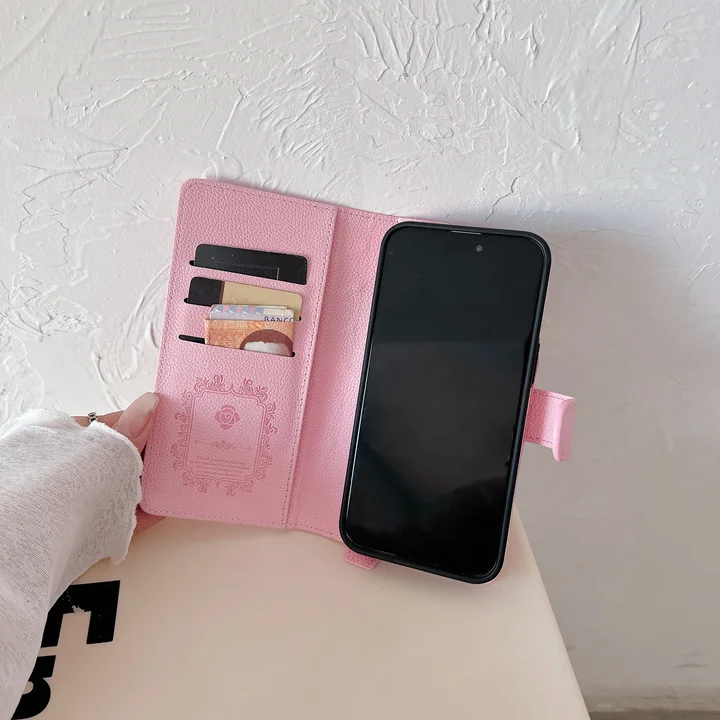 サン ローラン iphone16ケース カード収納 