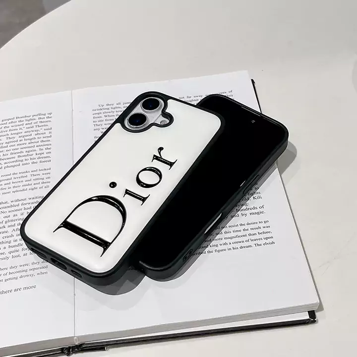 ディオールiphone17proケース エンボスレザー