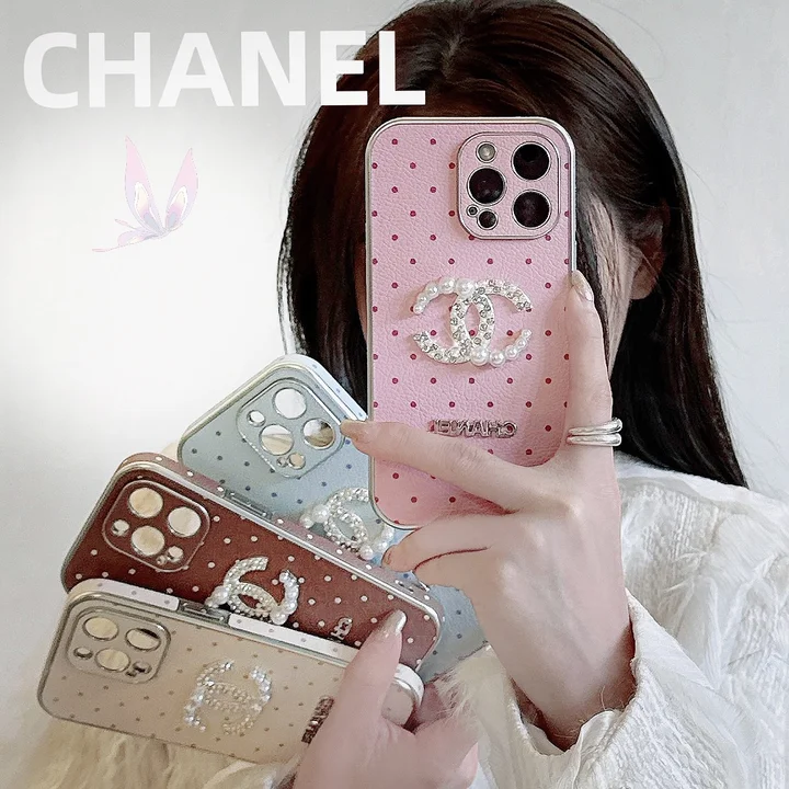 Chanel iphone 17proケース 真珠 ココマーク