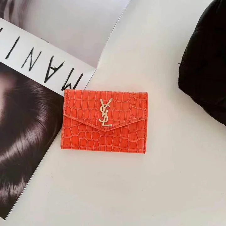 YSL 小銭入れ ワニ柄