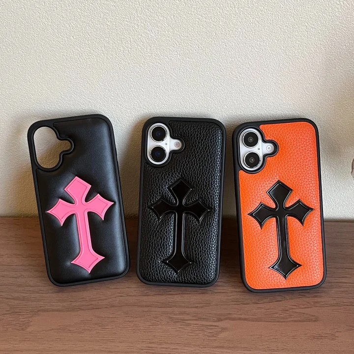 クロームハーツiphone17proケース サフィアーノレザー