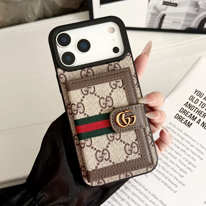 gucci iphone17 pro携帯ケース カードポッケト付き
