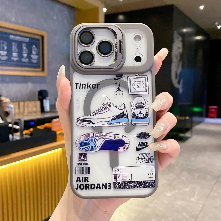 nike iphone17pro携帯ケース レンズスタンド内蔵