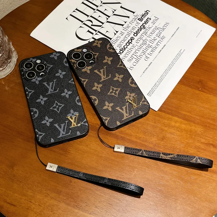 vuitton iphone17 pro maxケース ショートストラップ付き