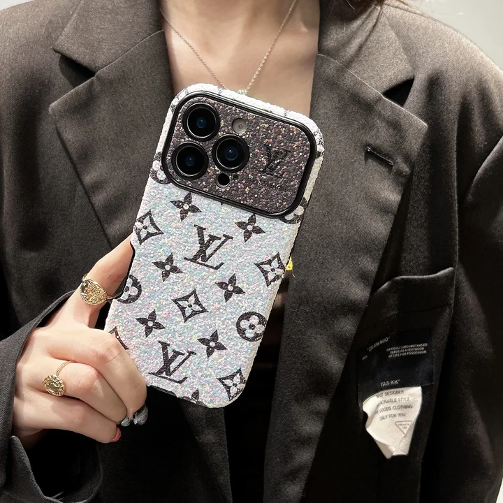 ルイヴィトン iphone17ケース キラキラ ラメ