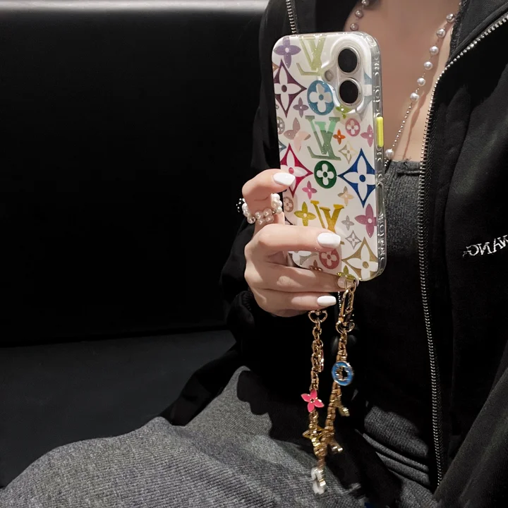 ルイビトンiphone17スマホケース 手持ち チェーン付き
