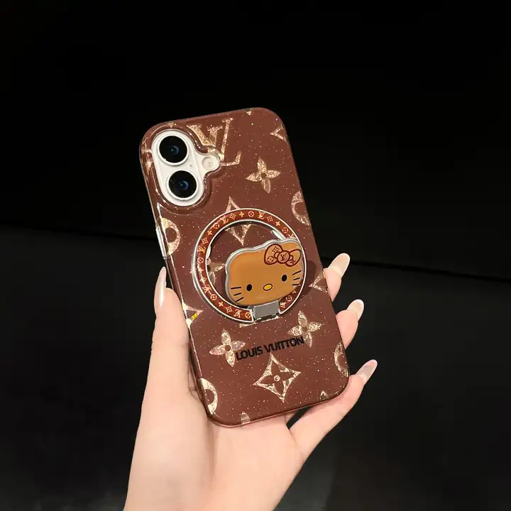 ルイヴィトンiphoen17カバー キラキラ 可愛い
