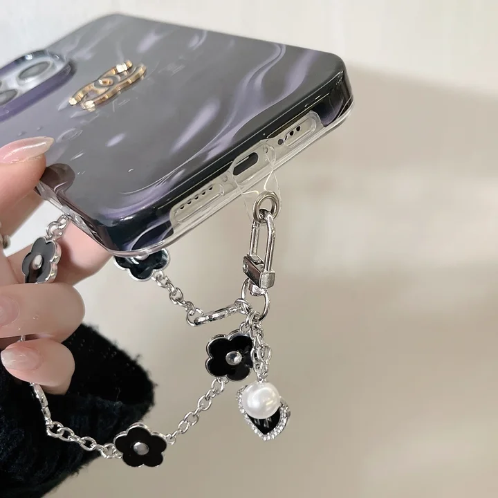 シャネル iphone17ケース 黒