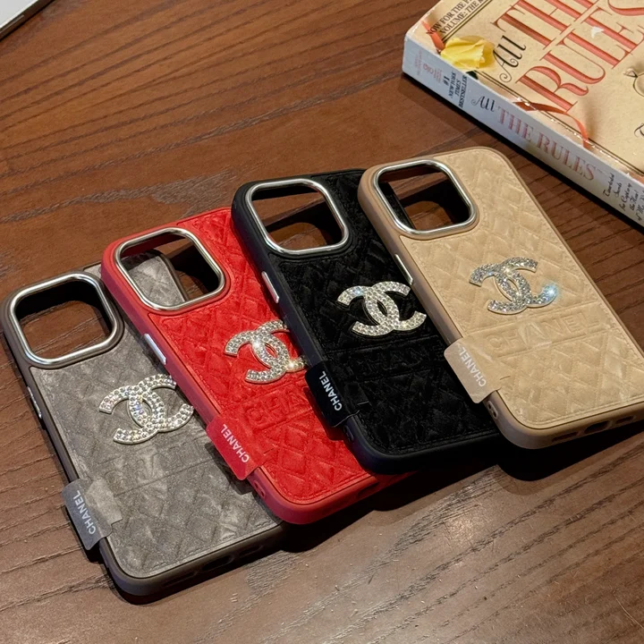 シャネル iphone17 pro maxケース ラインストーン付き