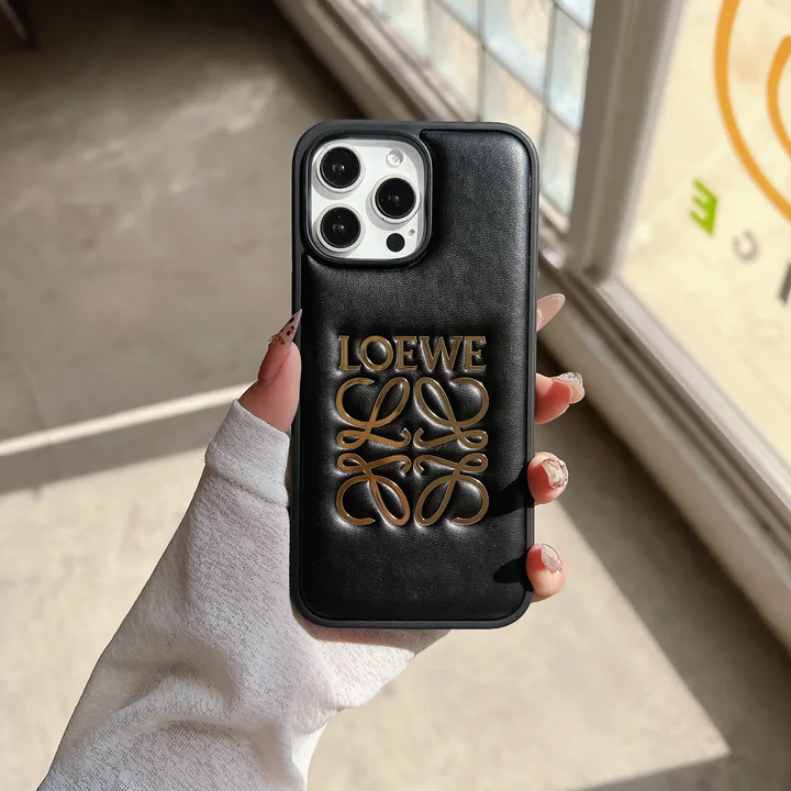 ロエベ iphone17 pro maxケース ブラウン