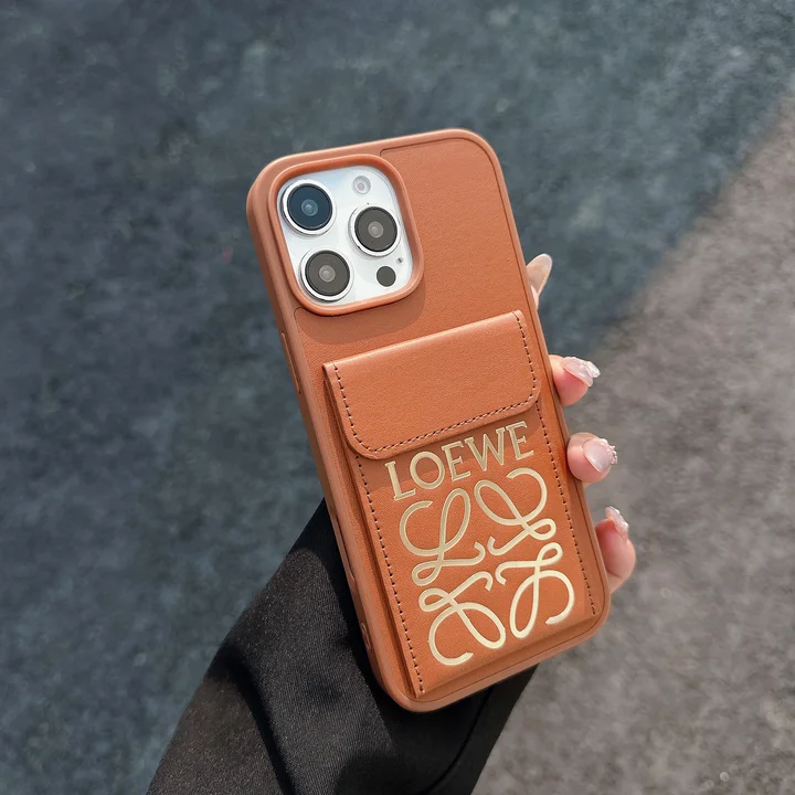 ロエベiphone17proケース 背面 収納