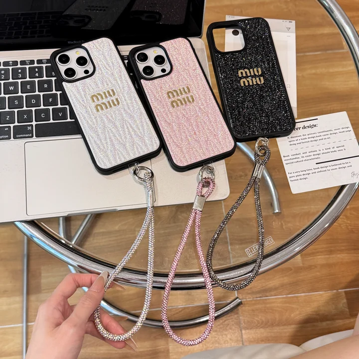 Miu Miu iPhone17ケース グリッター